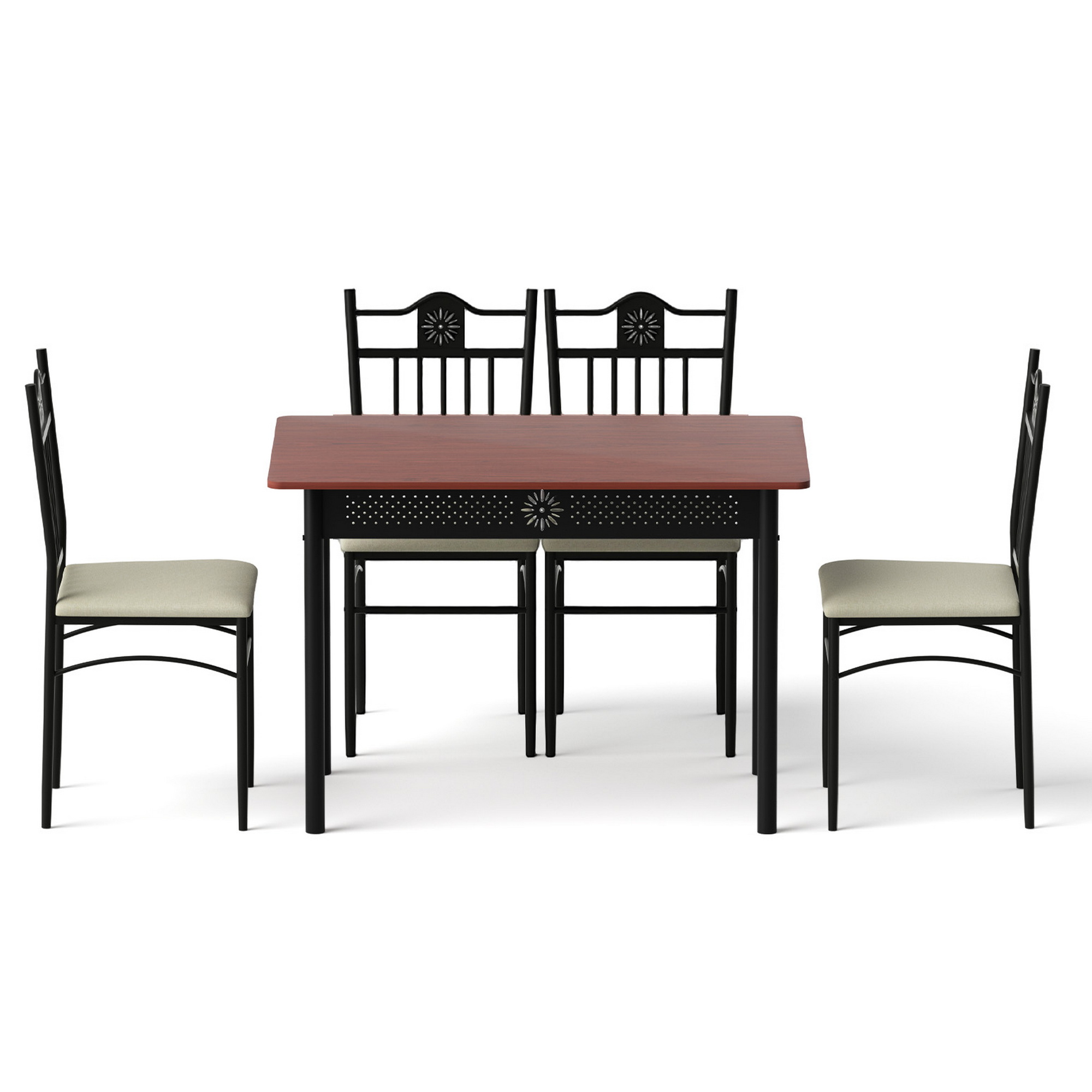 Artiss Floral 5-Piece Dining Set in 3 Styles view 3