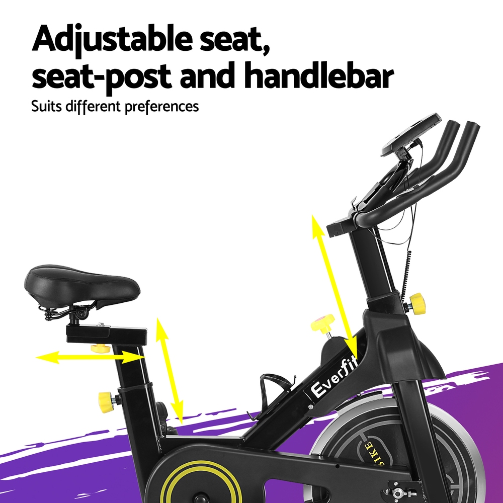 Everfit Spin Bike with Bluetooth App Connectivity view 5