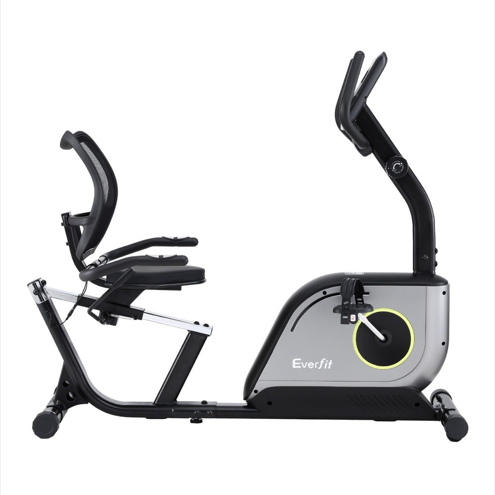 Everfit Recumbent Exercise Bike with Magnetic Resistance, 120kg view 3