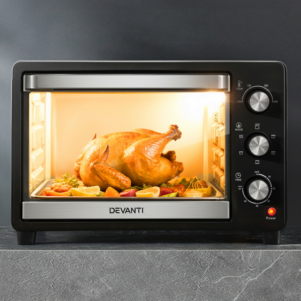 Devanti Electric Convection Oven with Auto Timer