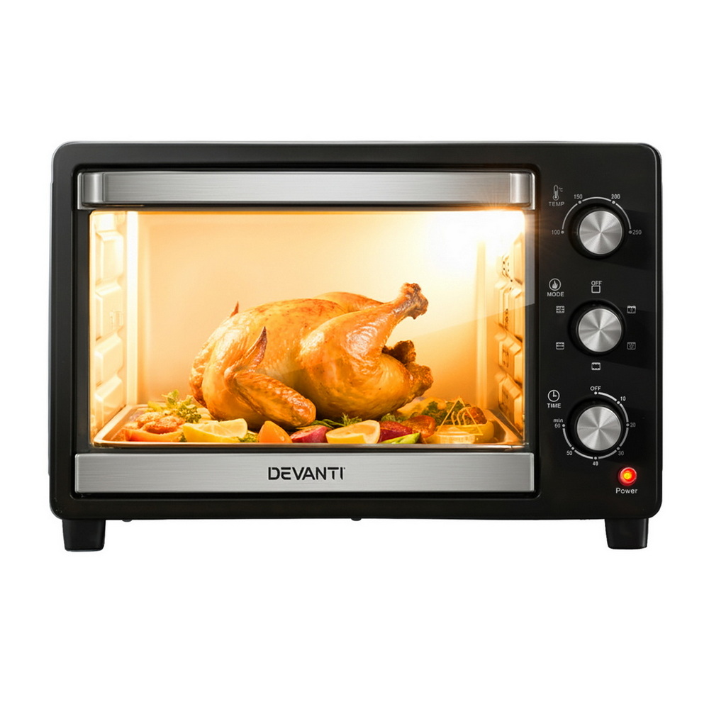 Devanti Electric Convection Oven with Auto Timer view 3