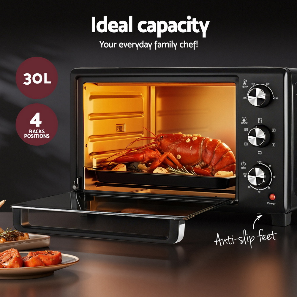 Devanti Electric Convection Oven with Auto Timer view 5