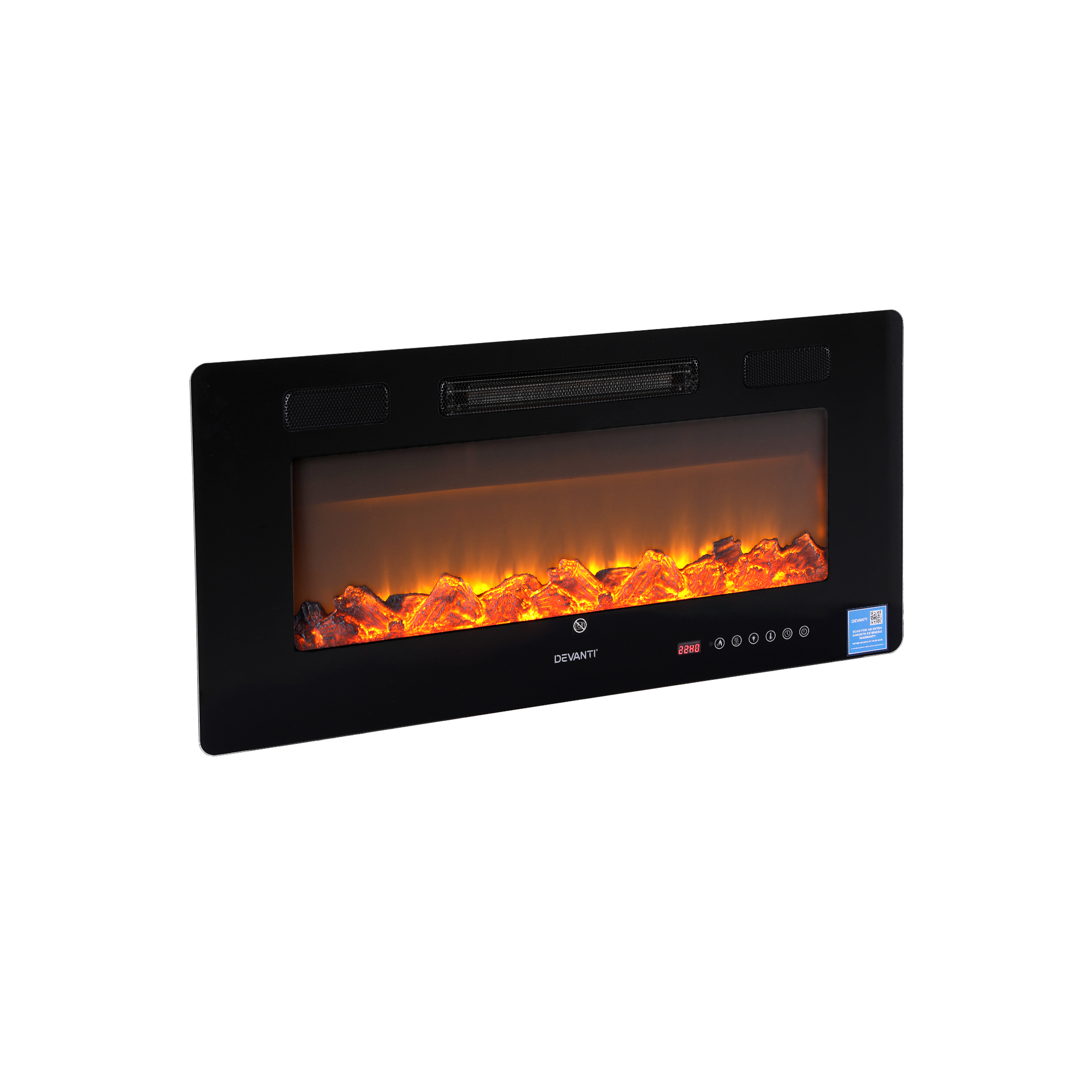 Devanti Wall Mounted Electric Fireplace Remote view 3