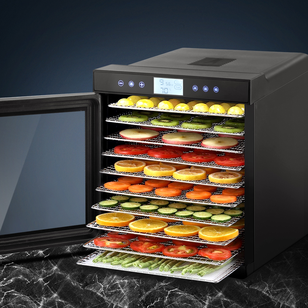 Devanti Food Dehydrator with Stainless Steel Tray