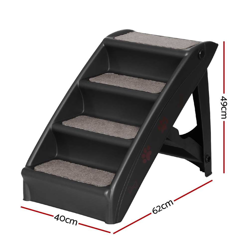 i.Pet Foldable Dog Ramp Steps for Bed, Sofa & Car view 2