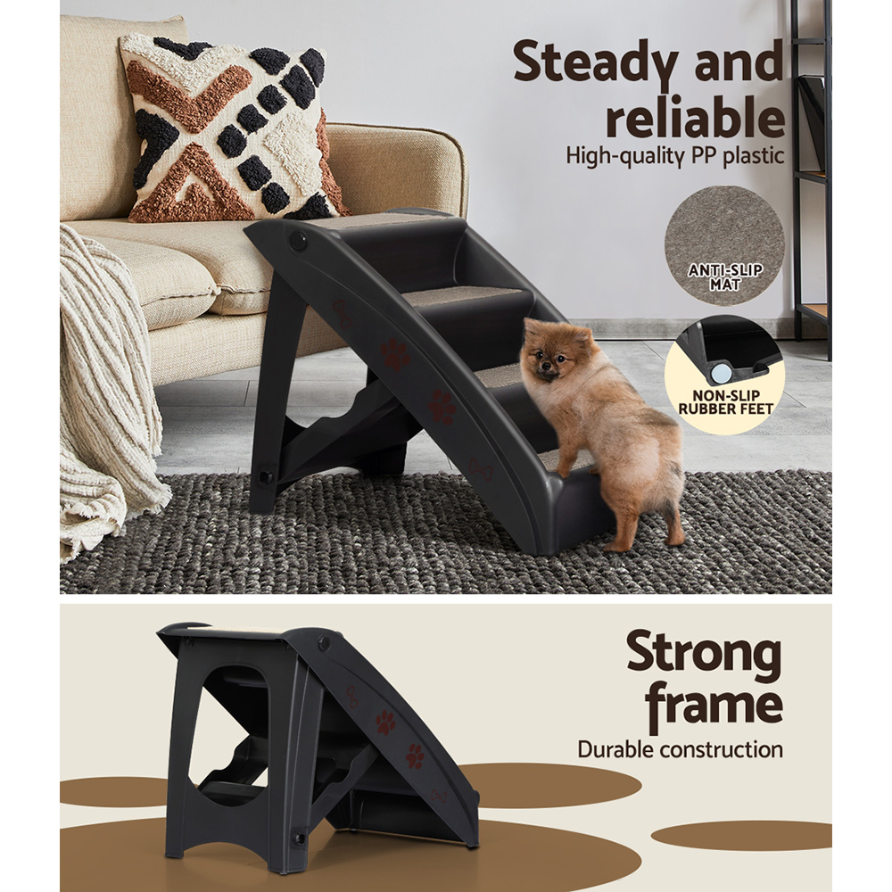 i.Pet Foldable Dog Ramp Steps for Bed, Sofa & Car view 5