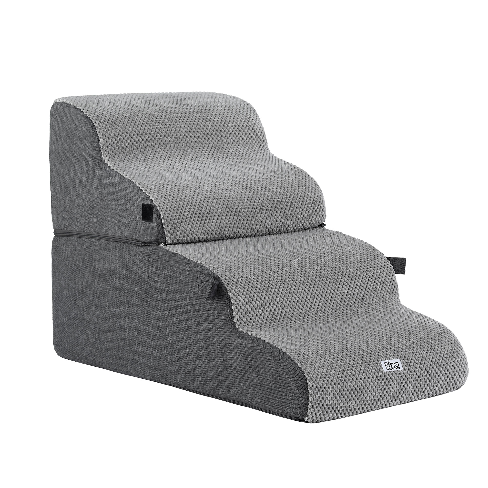 i.Pet 2-in-1 Dog Stairs and Bed Foam Washable view 3