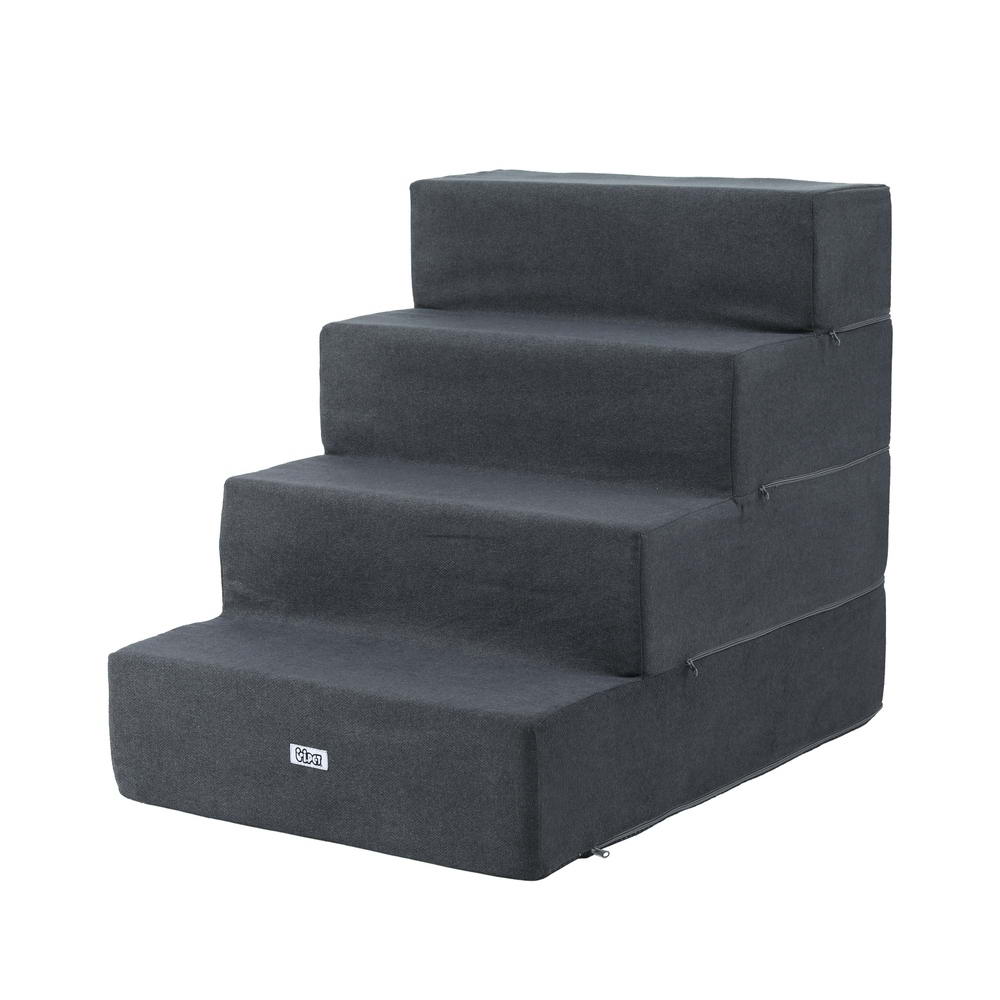 i.Pet Foam Dog Ramp 4-Step Ladder for Sofa & Bed