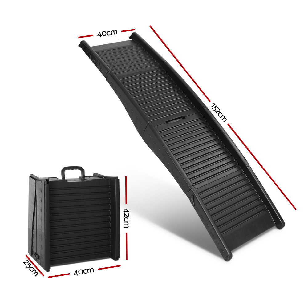i.Pet Foldable Dog Ramp Pet Stairs, 80kg Capacity view 2