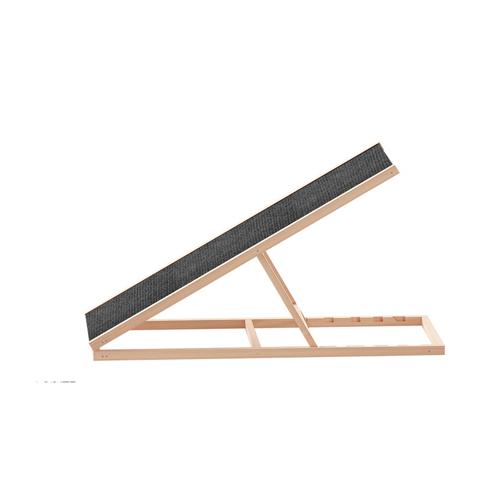 i.Pet Dog Ramp Adjustable Height Wooden Steps Foldable view 3