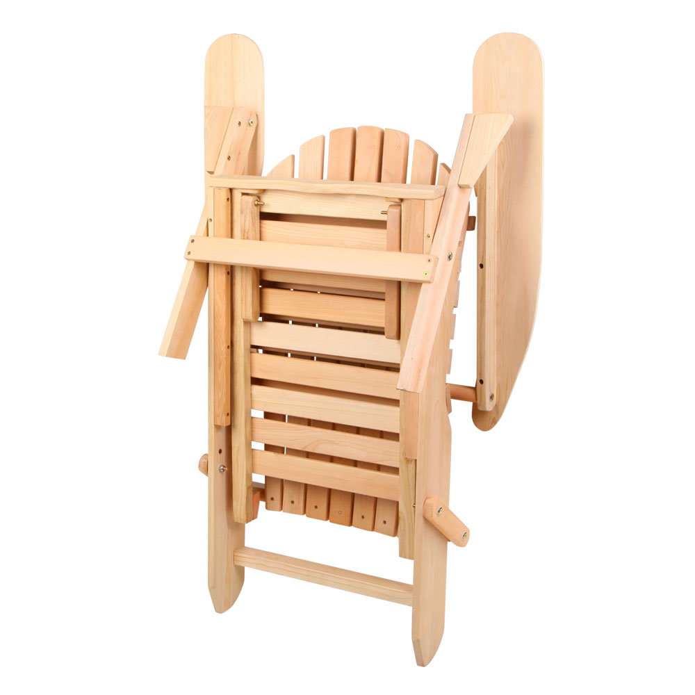 Gardeon 3 Piece Wooden Adirondack Sun Lounge view 5