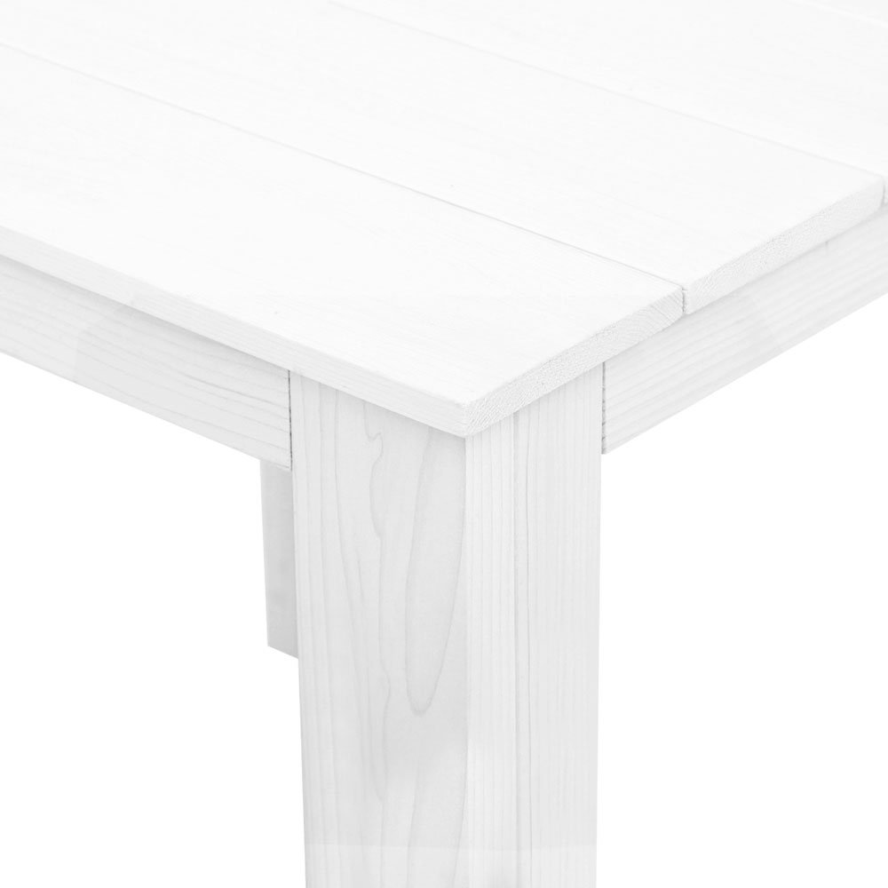Gardeon Wooden Side Table Desk Classic White view 4