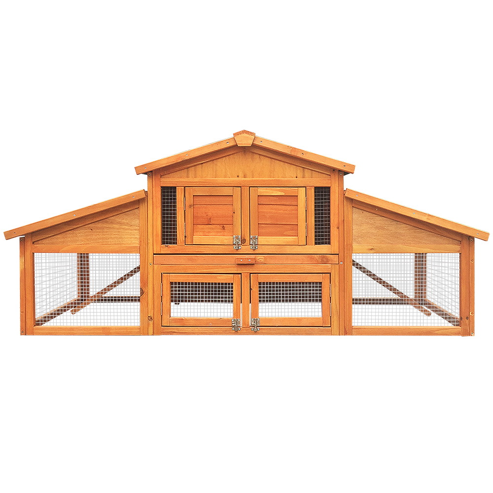 i.Pet Rabbit Hutch 169cm Wooden Water-Repellent Design view 3