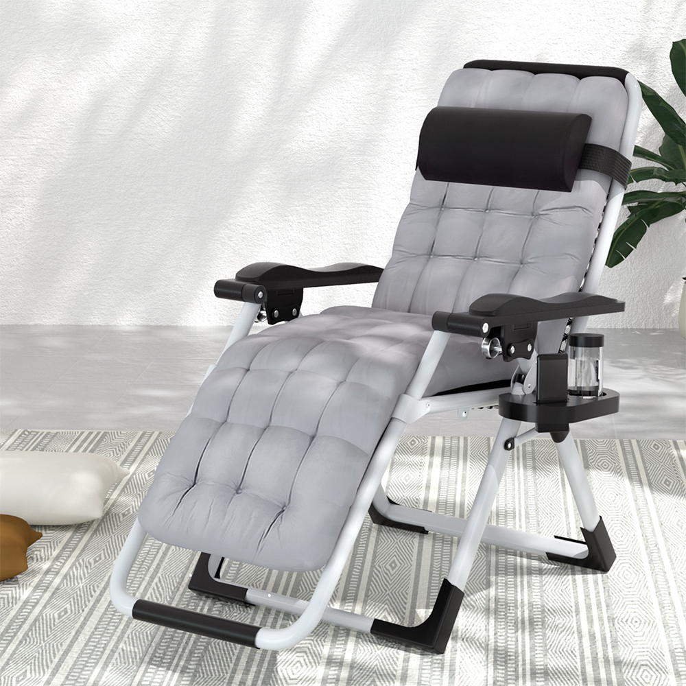 Gardeon Sun Lounge Folding Zero Gravity Camping Chair