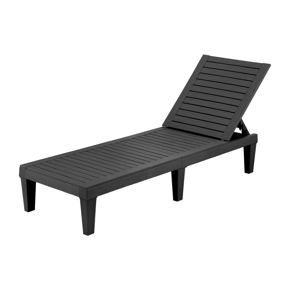 Gardeon Sun Lounge 5-Position Recliner PP Lightweight