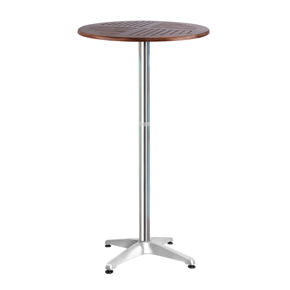 Gardeon Wooden Bar Table Adjustable 70-110cm