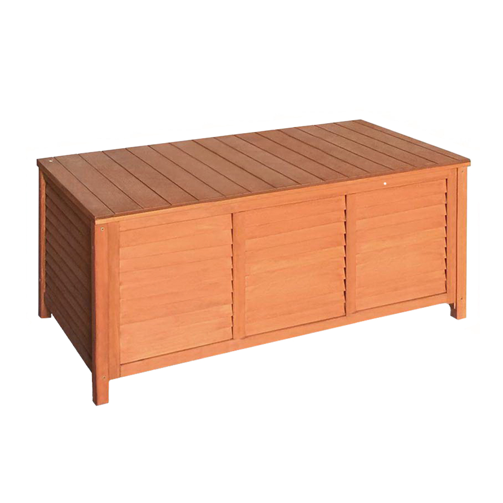 Gardeon Wooden 210L Storage Bench Box Seat view 3