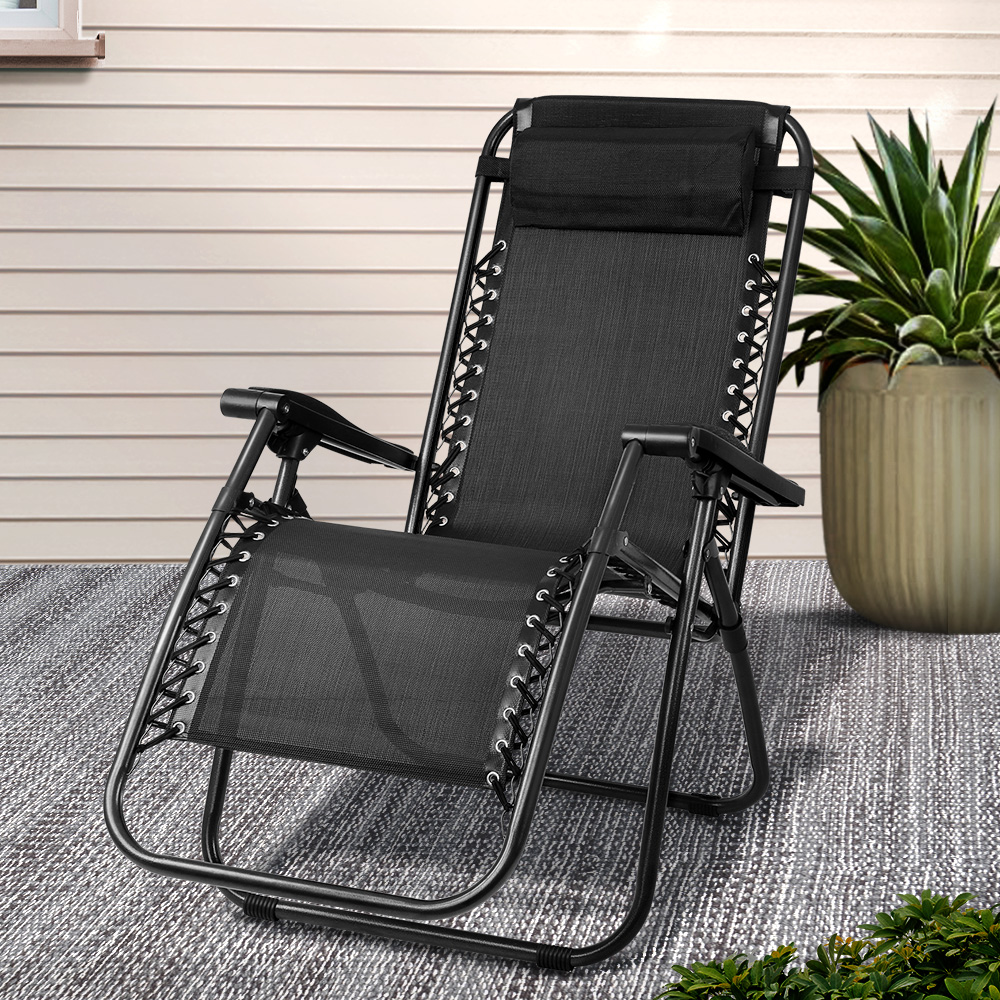 Gardeon Zero Gravity Chair Adjustable Recliner Folding