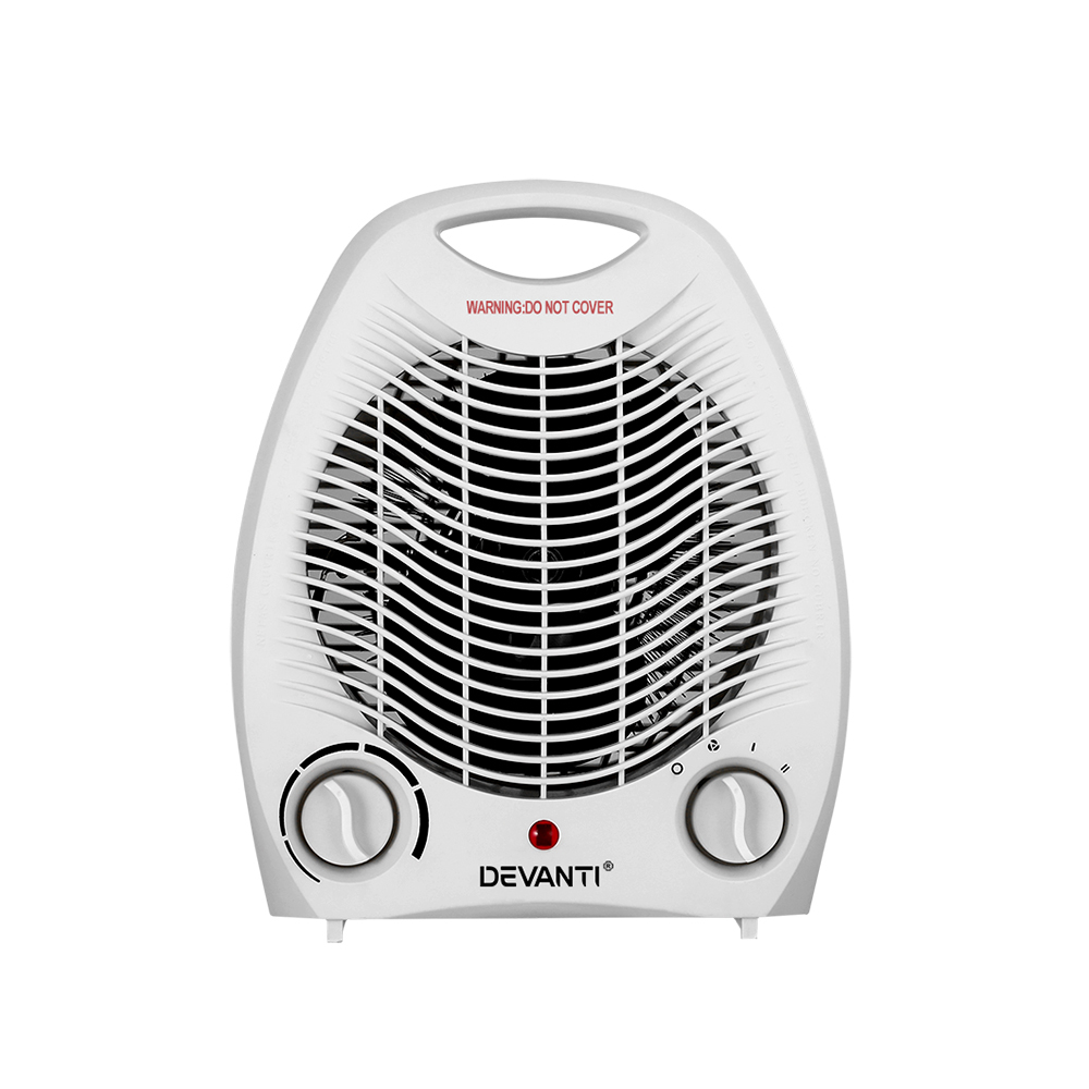 Devanti Electric Fan Heater 3 Modes Compact view 3