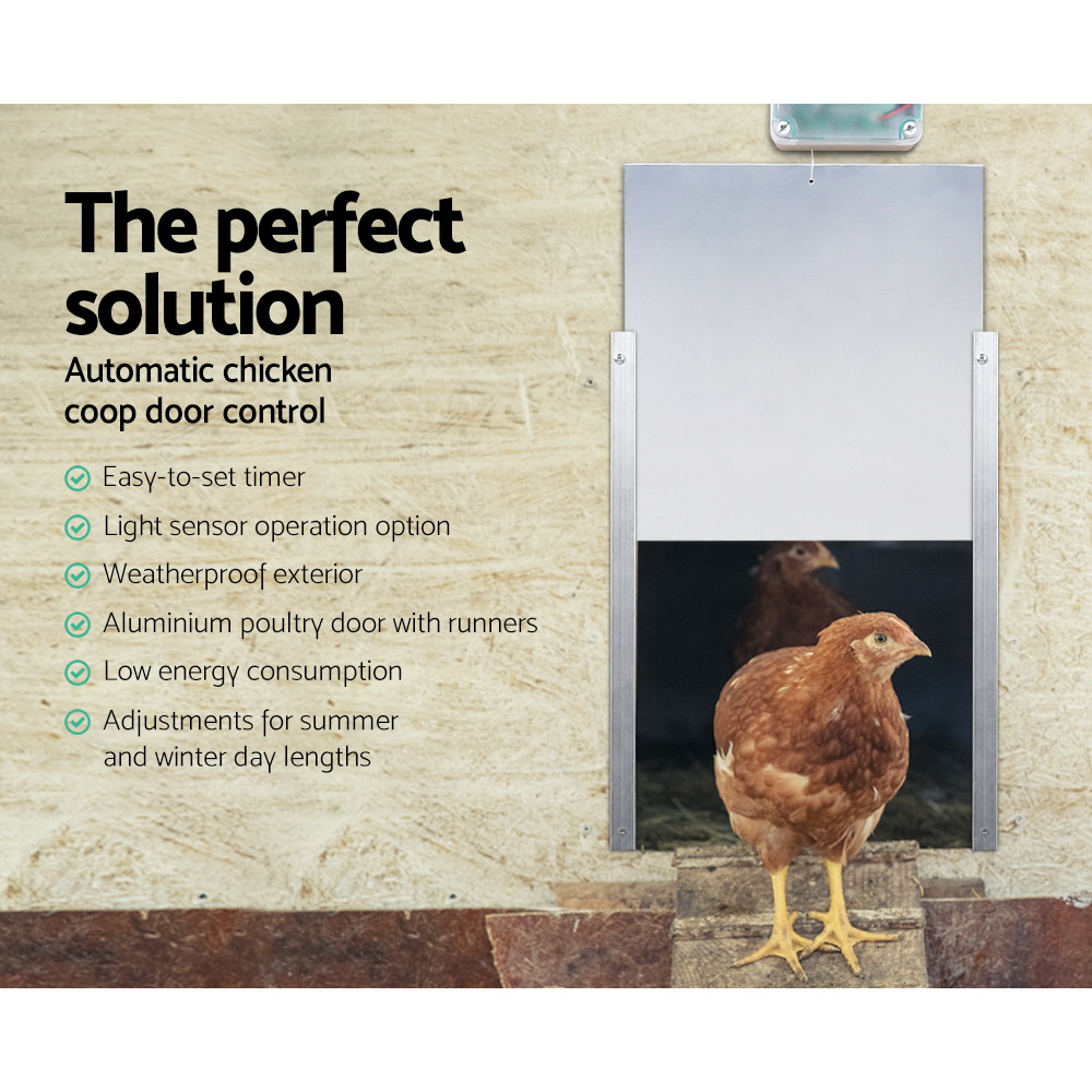 Giantz Automatic Chicken Coop Door Opener view 4