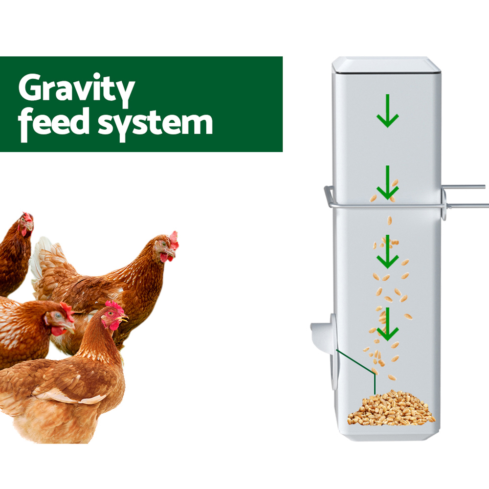 Giantz Chicken Feeder and Water Dispenser 4L view 4