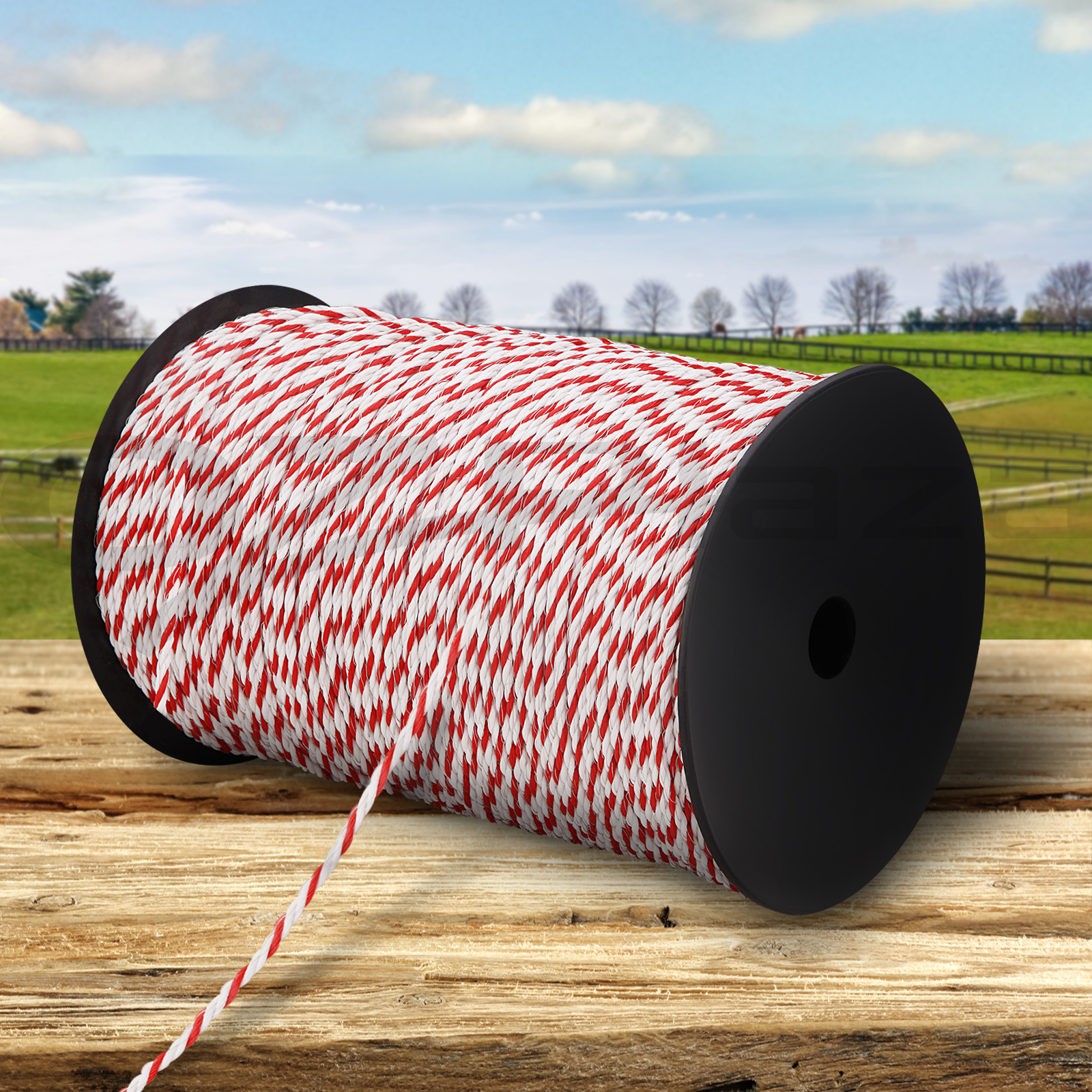 Giantz Electric Fence Poly Rope 500m, Single or 2 Pack