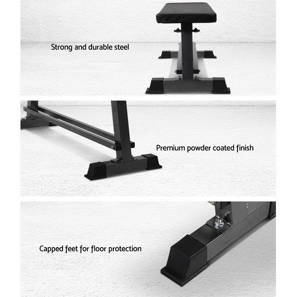 Everfit Weight Bench Flat Press Padded Top 300kg view 5