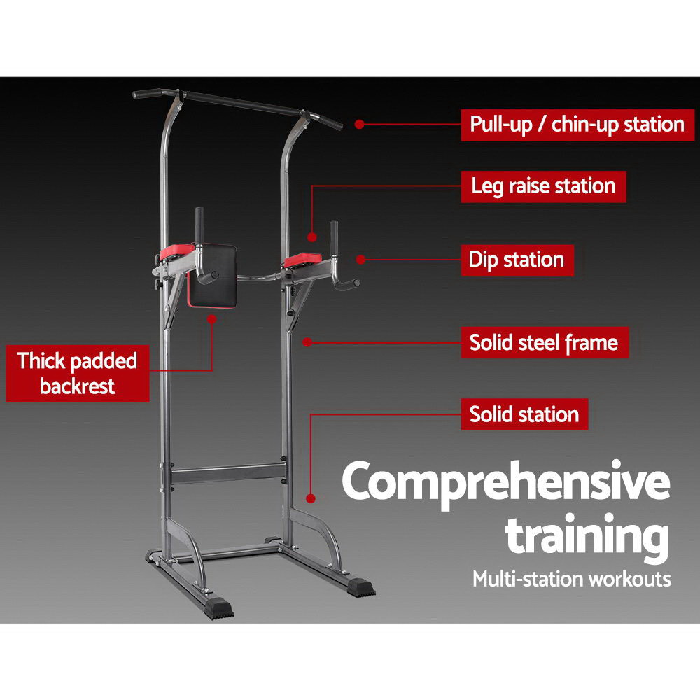 Everfit Chin Up Tower Power Station 200kg Capacity view 3