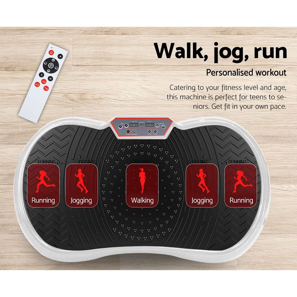 Everfit Vibration Machine Platform with Resistance Rope view 4