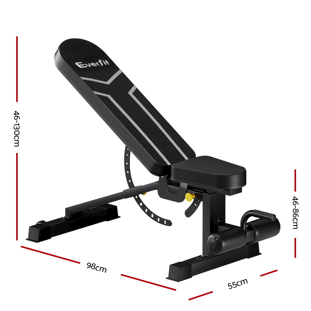 Everfit FID Bench 14-Level Adjustable for Home Gym view 2