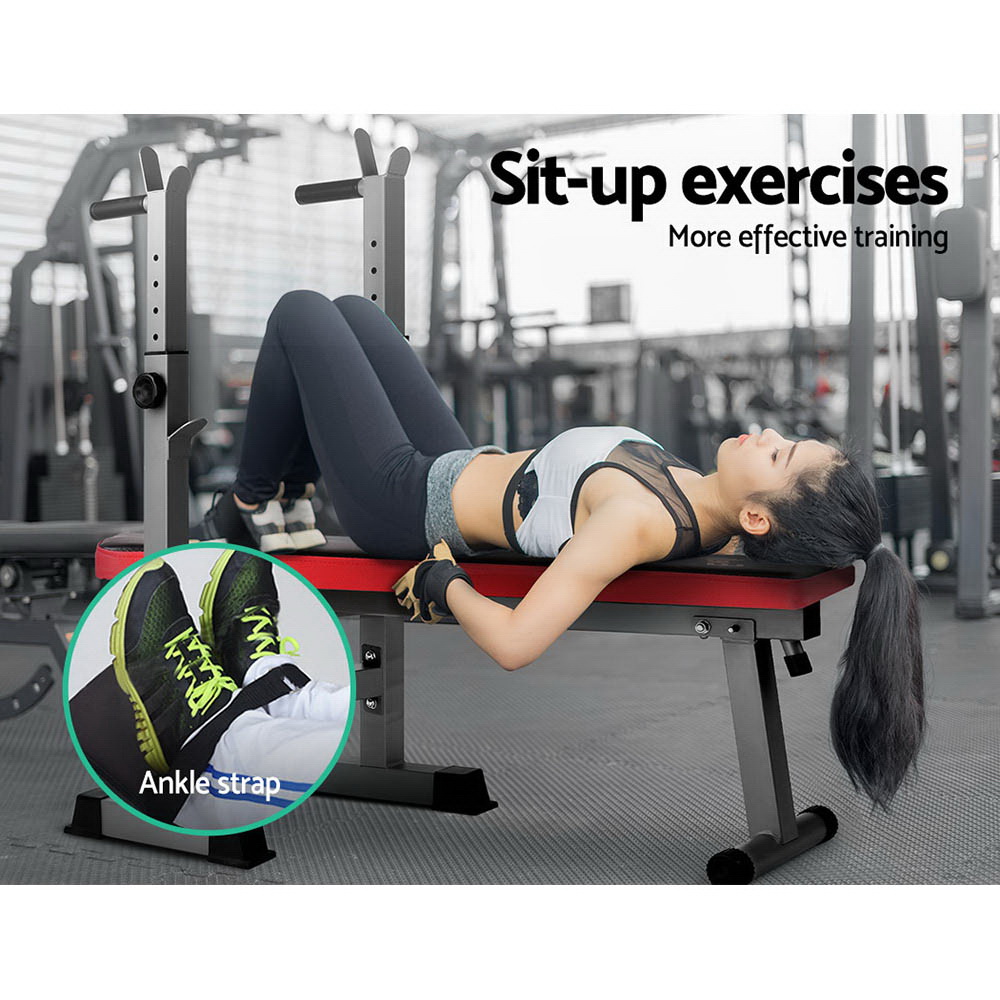 Everfit Weight Bench with Squat Rack Decline 200kg view 5