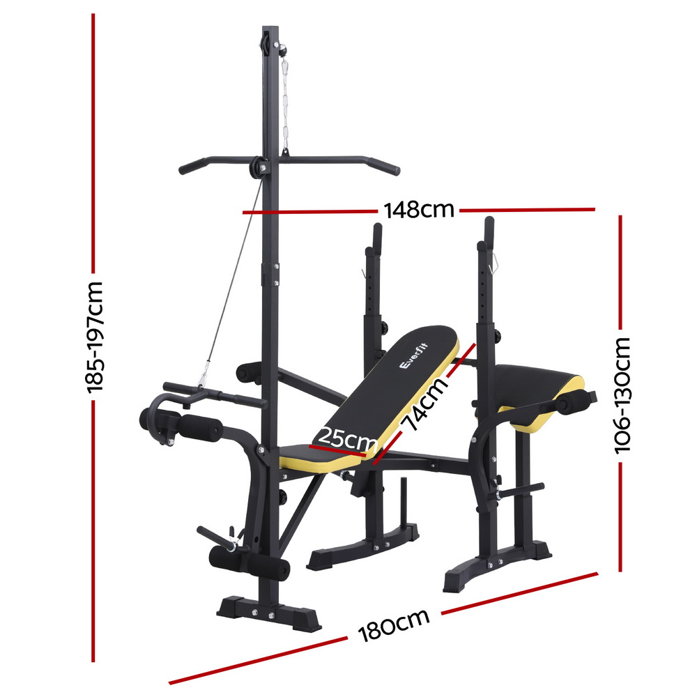 Everfit 14-in-1 Weight Bench Multi-Station Home Gym view 2