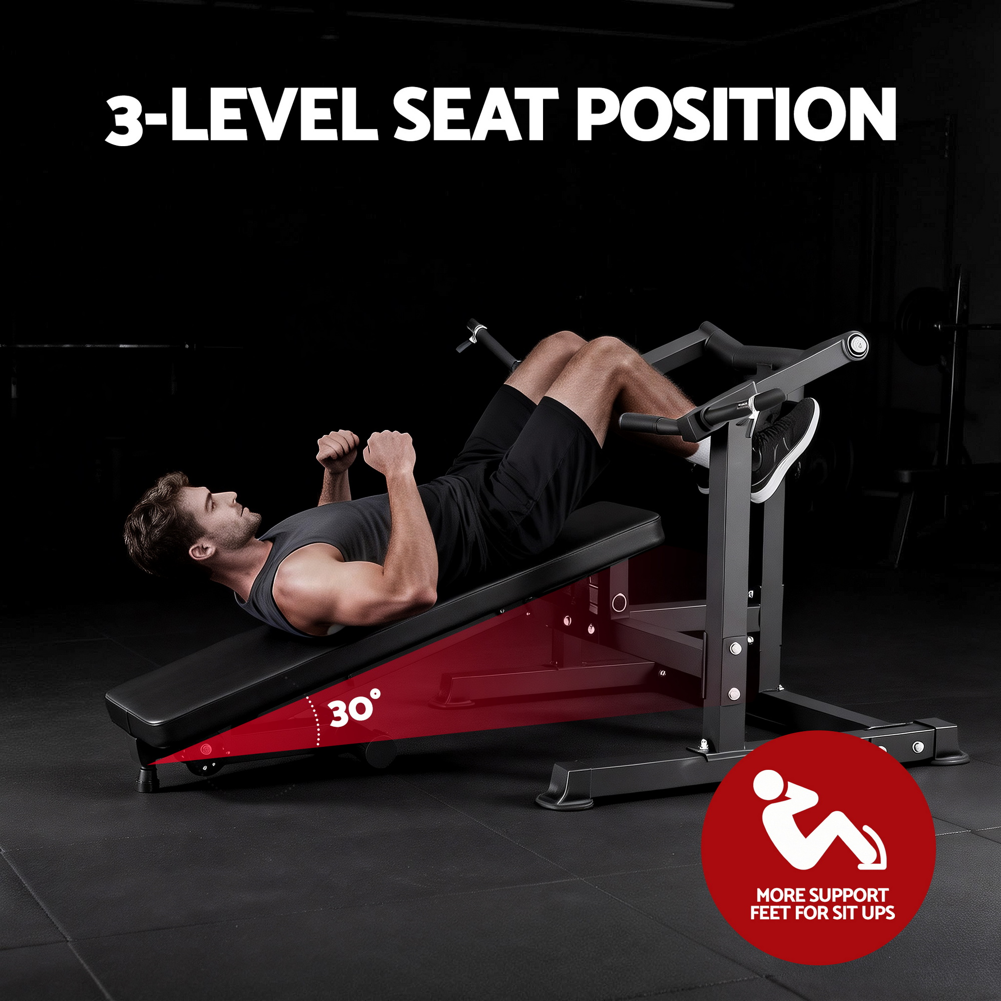 Everfit Folding Chest Press Machine with Independent Arms view 4