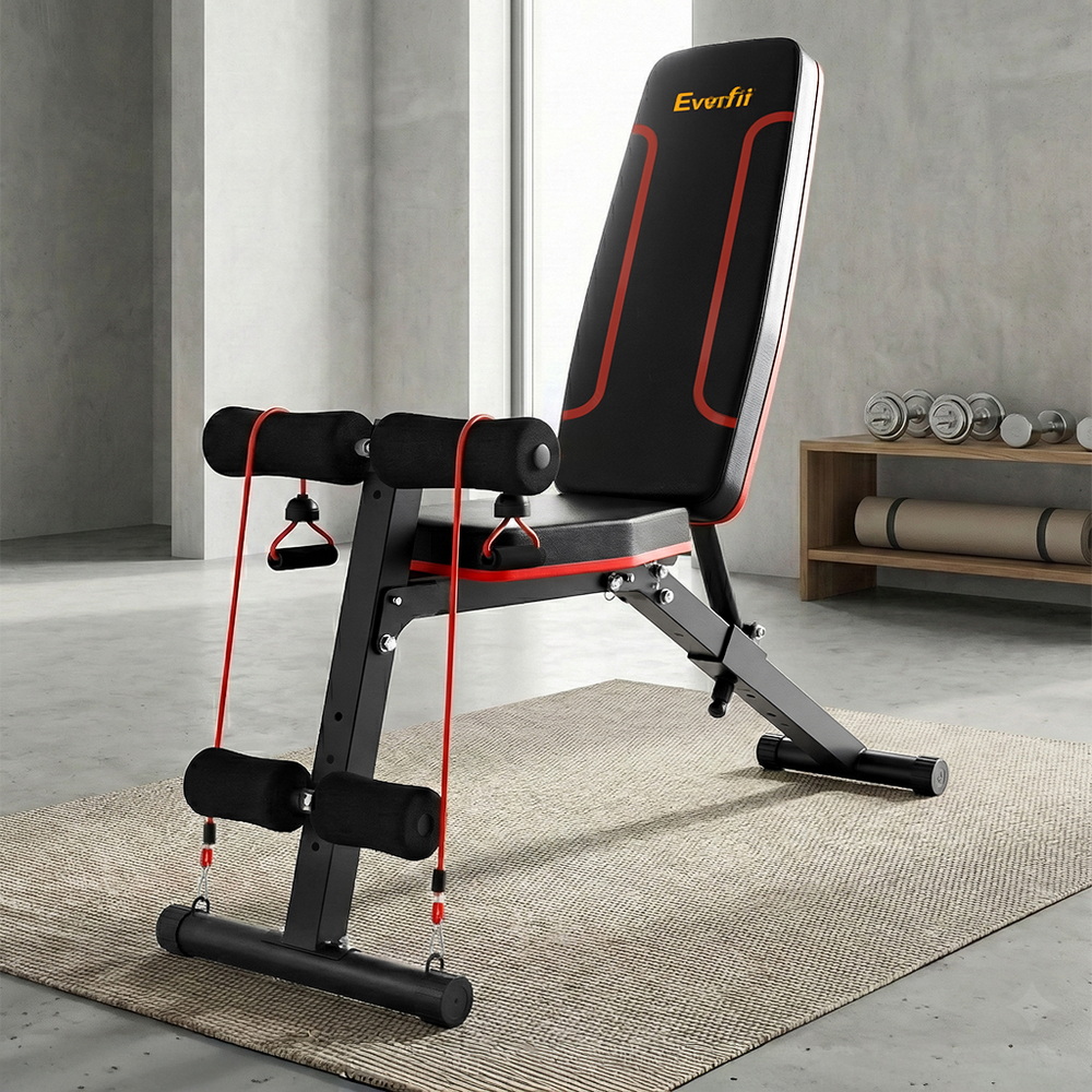 Everfit Adjustable FID Bench 6-Position Backrest 150kg