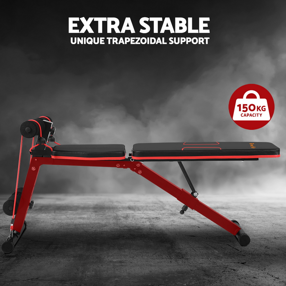 Everfit Adjustable FID Bench 6-Position Backrest 150kg view 5