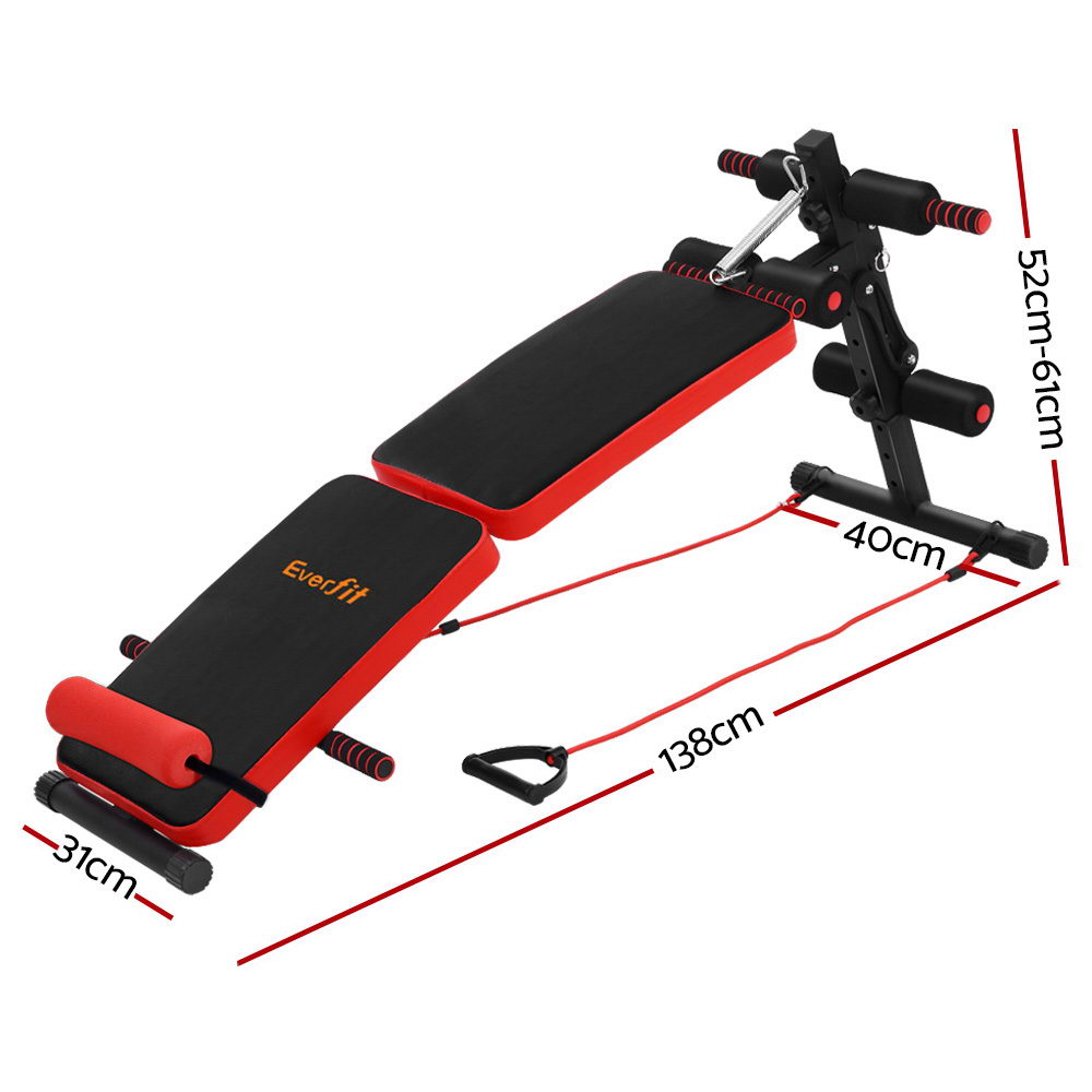Everfit Weight Bench Sit Up Foldable Home Gym view 2