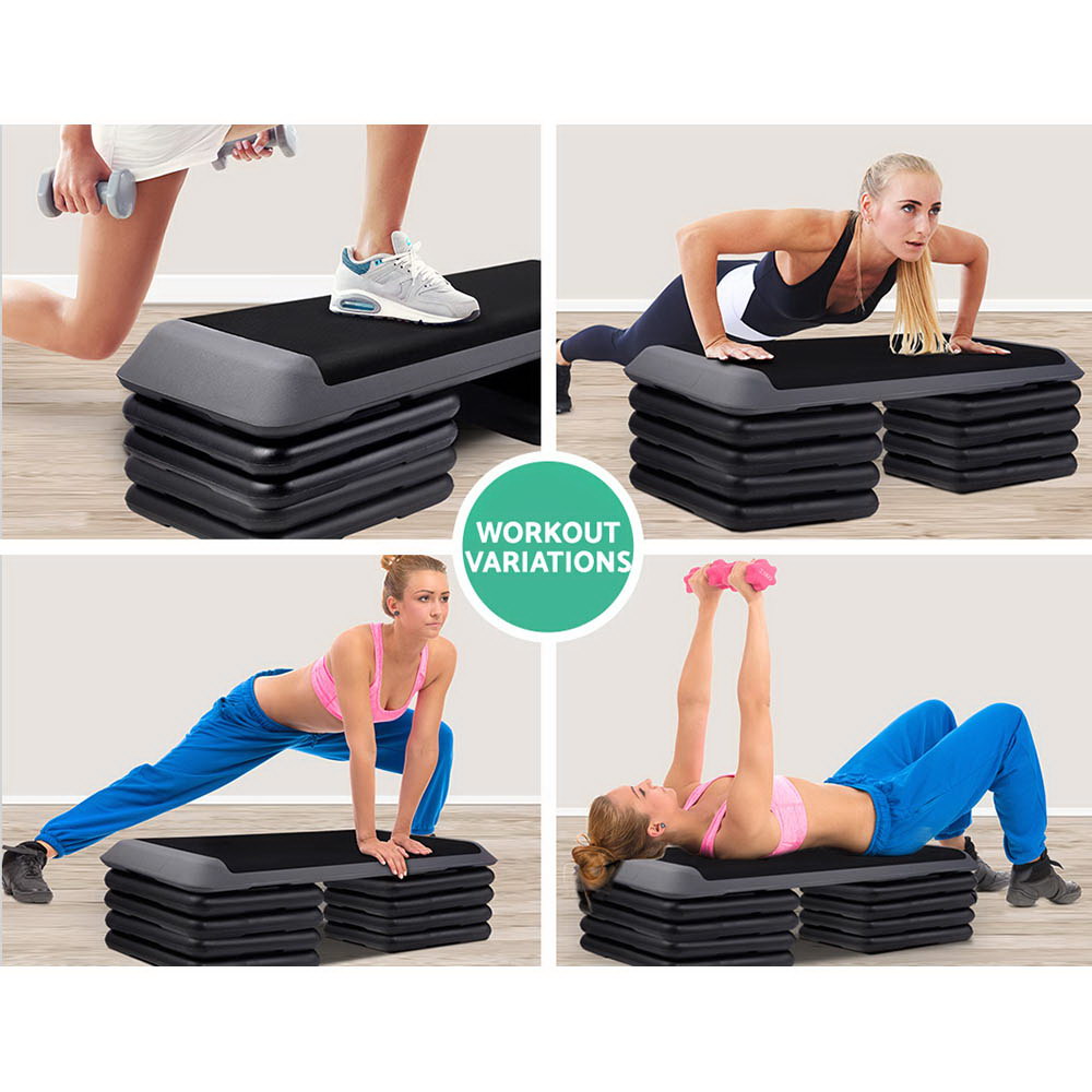 Everfit 4X Aerobic Step Riser Exercise Block view 4