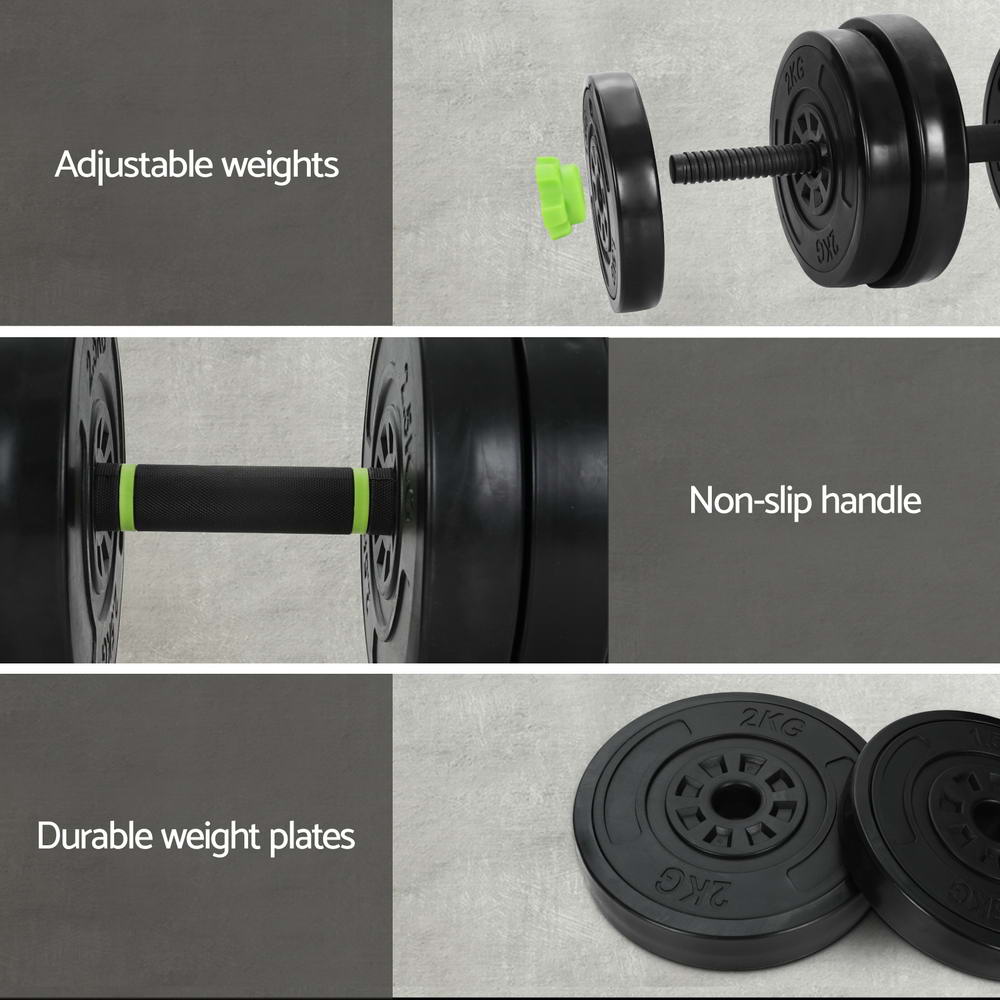 Everfit Adjustable Dumbbells Set 7-in-1 Weights, 25-40kg view 5