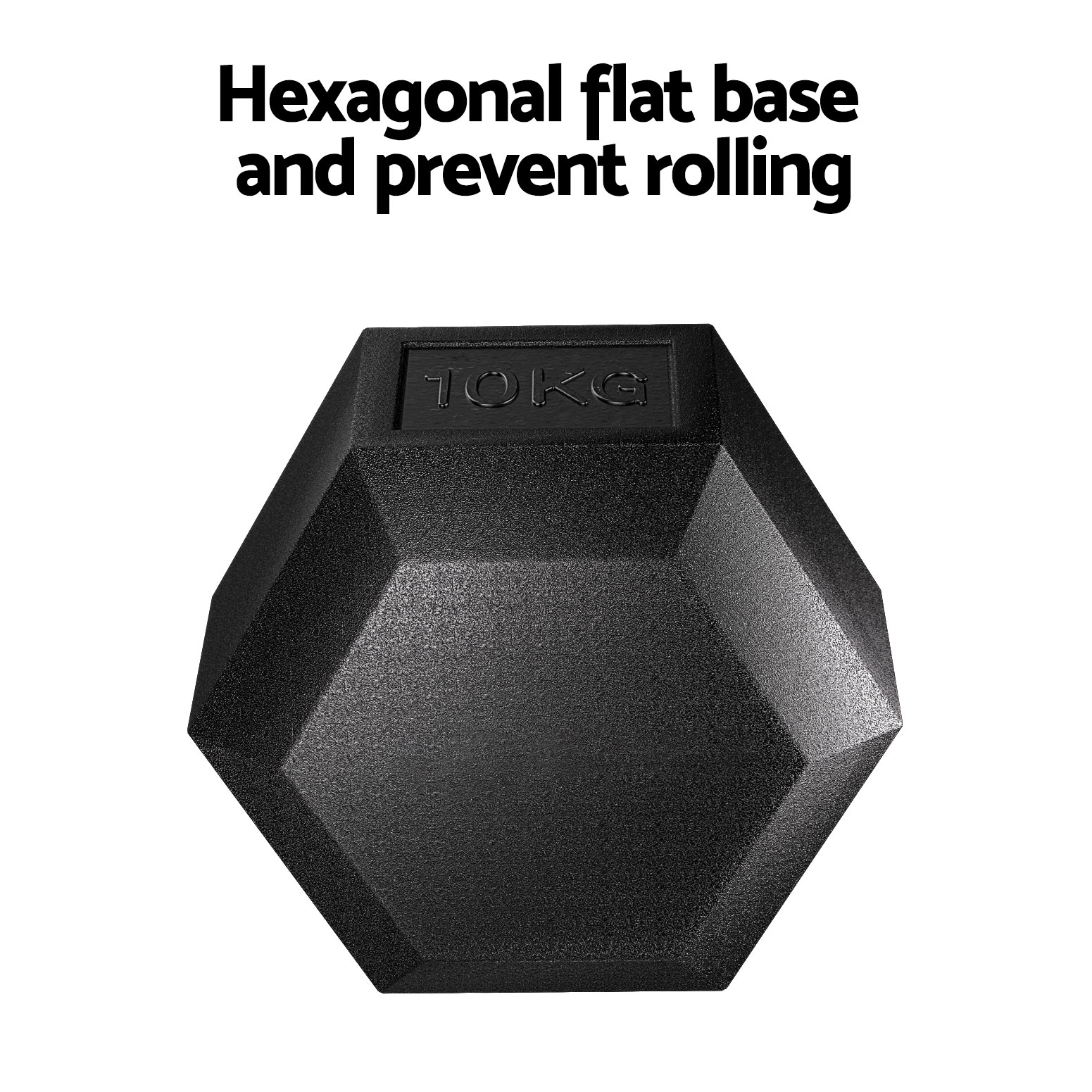 Everfit 20kg Hex Dumbbells Set 2x10kg for Home Gym view 5
