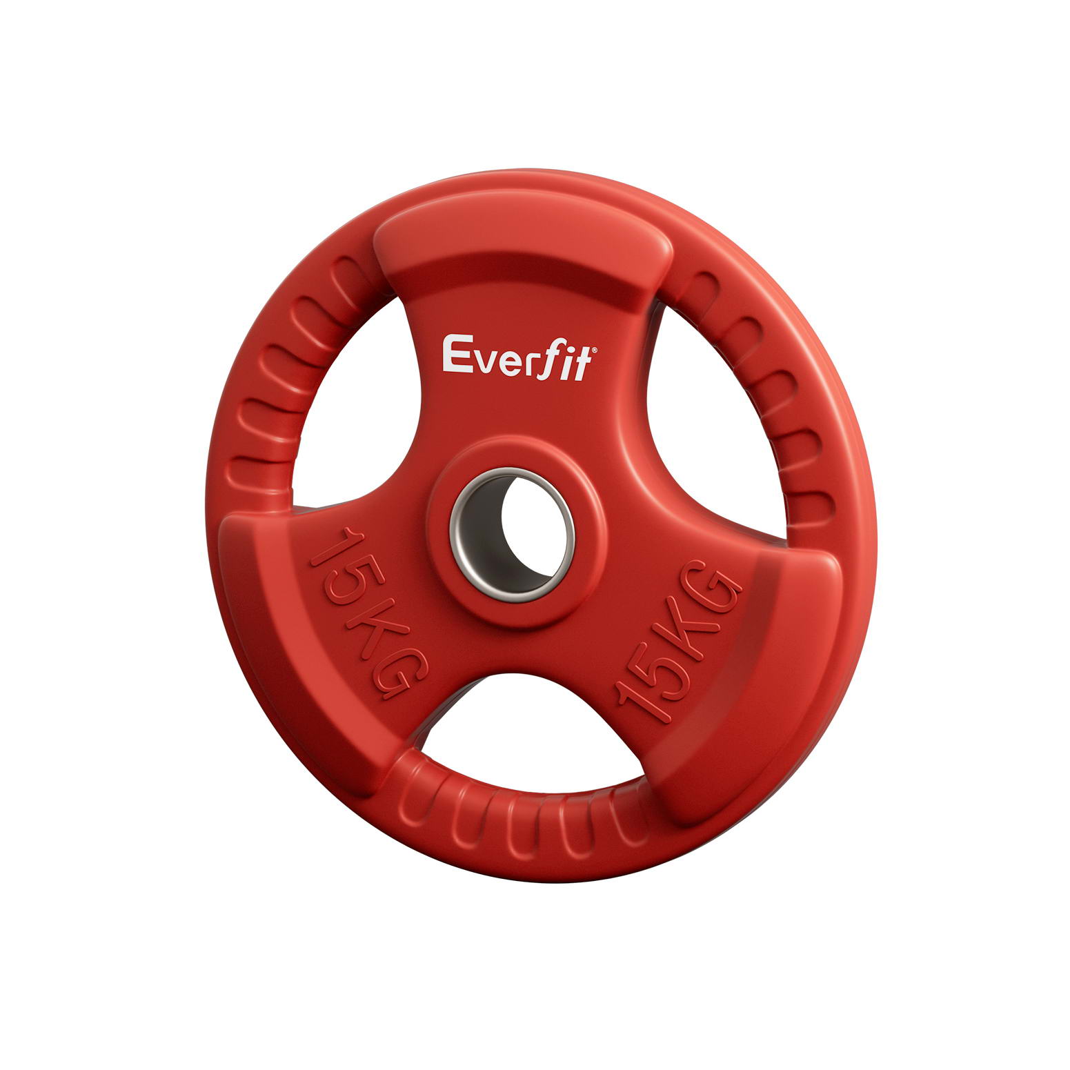 Everfit Olympic Weight Plates Cast Iron 3-Hole Grip