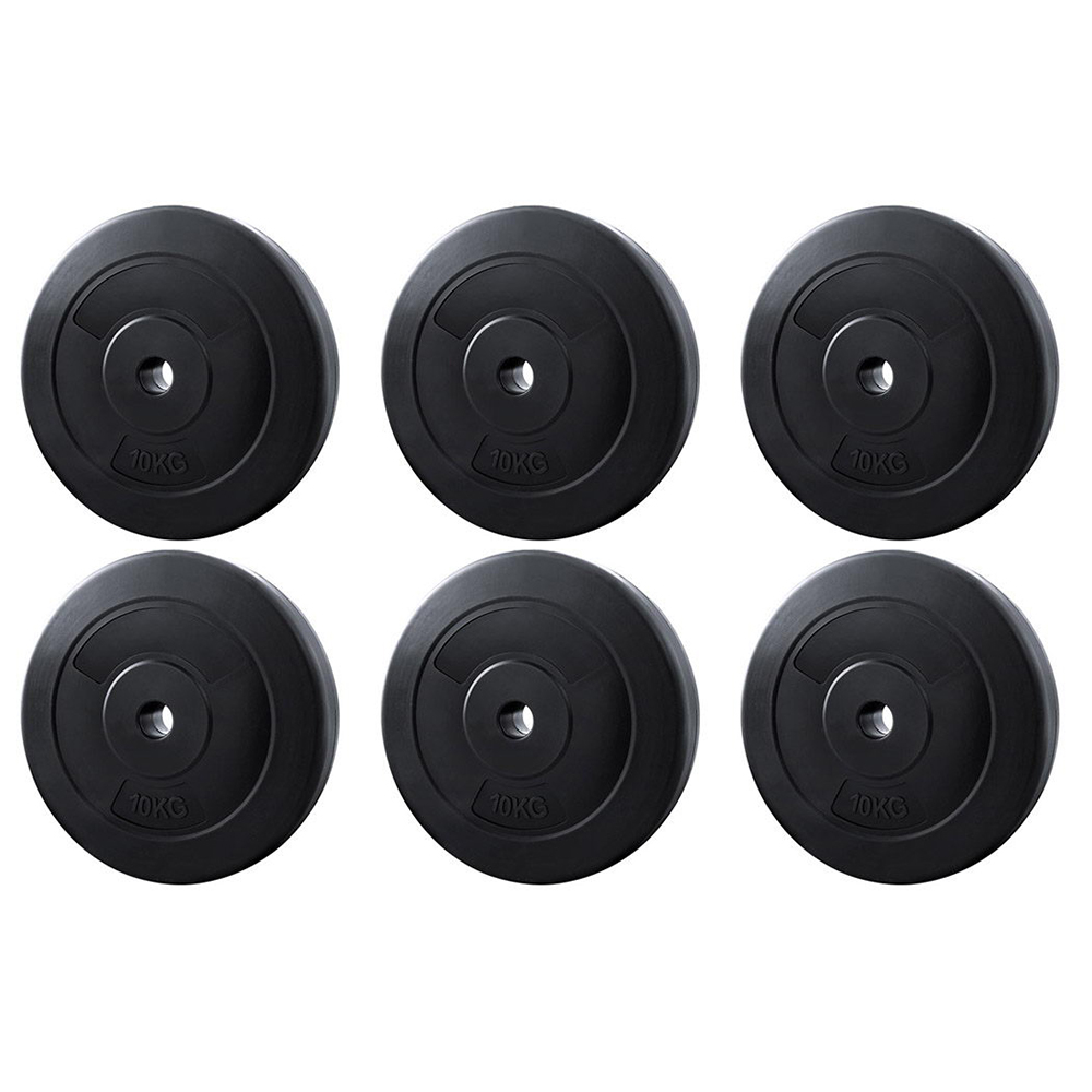 Everfit Barbell Weight Plates Standard Home Gym, 30-80kg