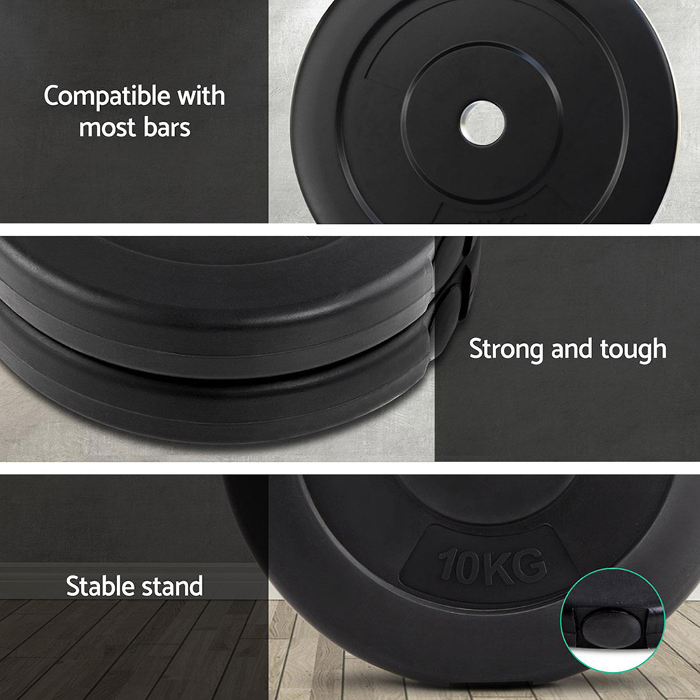 Everfit Barbell Weight Plates Standard Home Gym, 30-80kg view 4