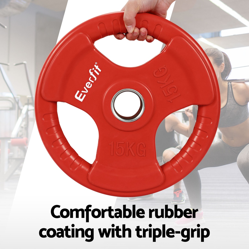 Everfit Dumbbell Barbell Plate Set for Home Gym, 16-46kg view 4