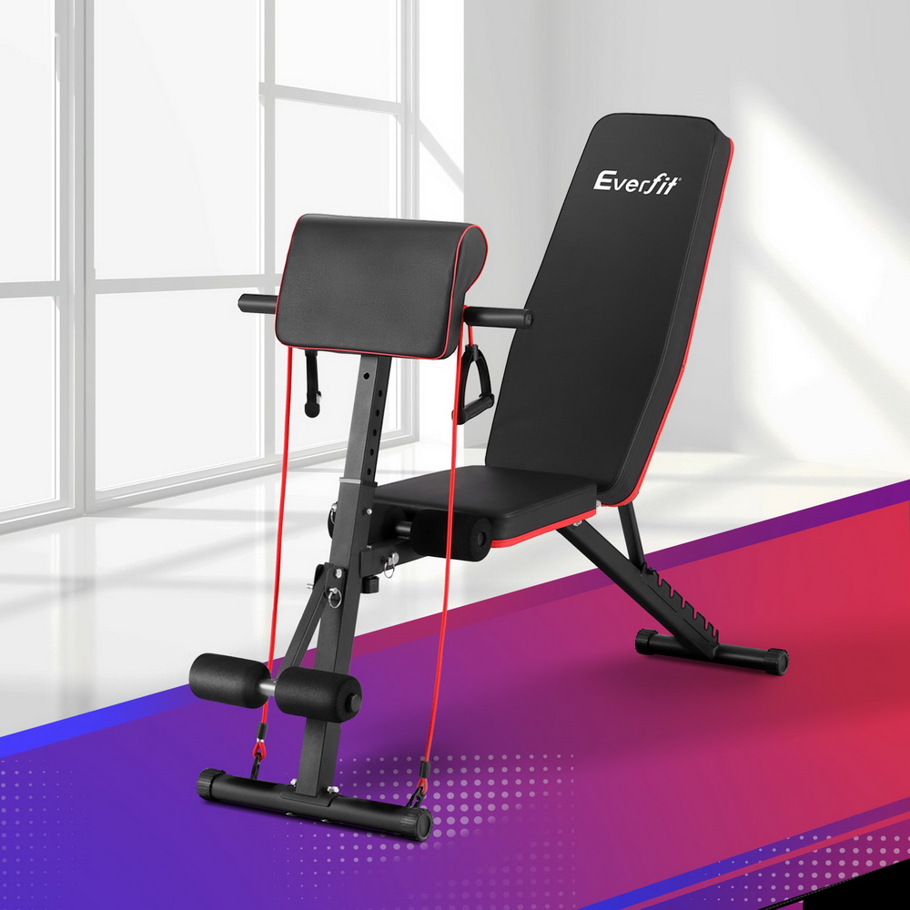 Everfit Weight Bench Preacher Curl Stool 260kg Capacity