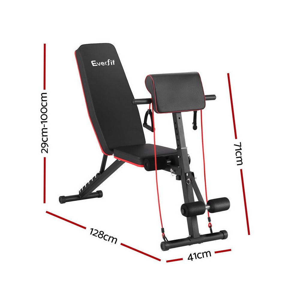 Everfit Weight Bench Preacher Curl Stool 260kg Capacity view 2