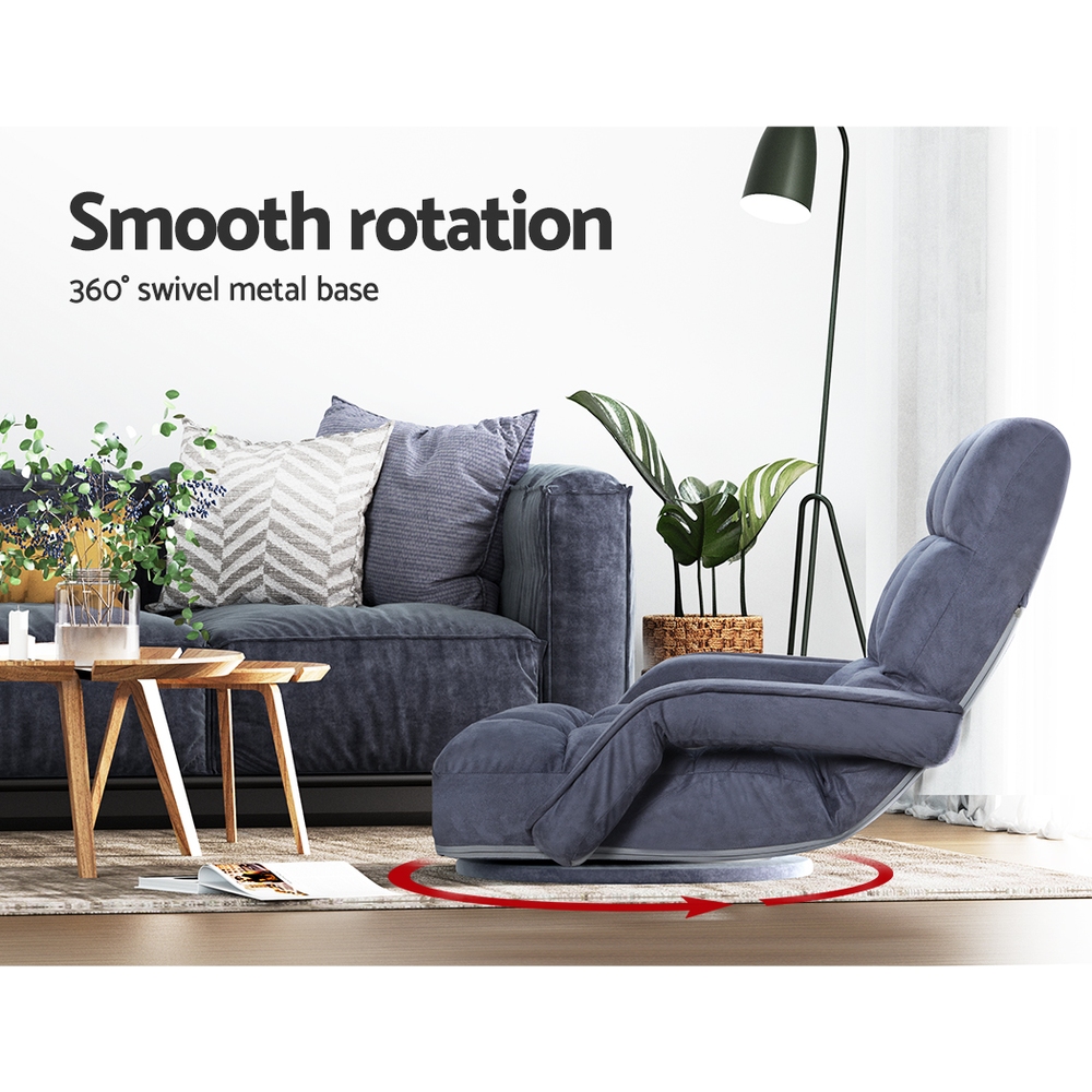 Artiss Floor Chair Lounge Sofa Swivel in 2 Colours view 5