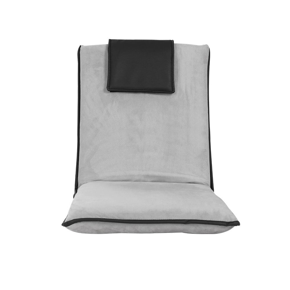 Artiss Floor Lounge Sofa Bed Recliner Chair Grey Set of 1 to 3 view 3