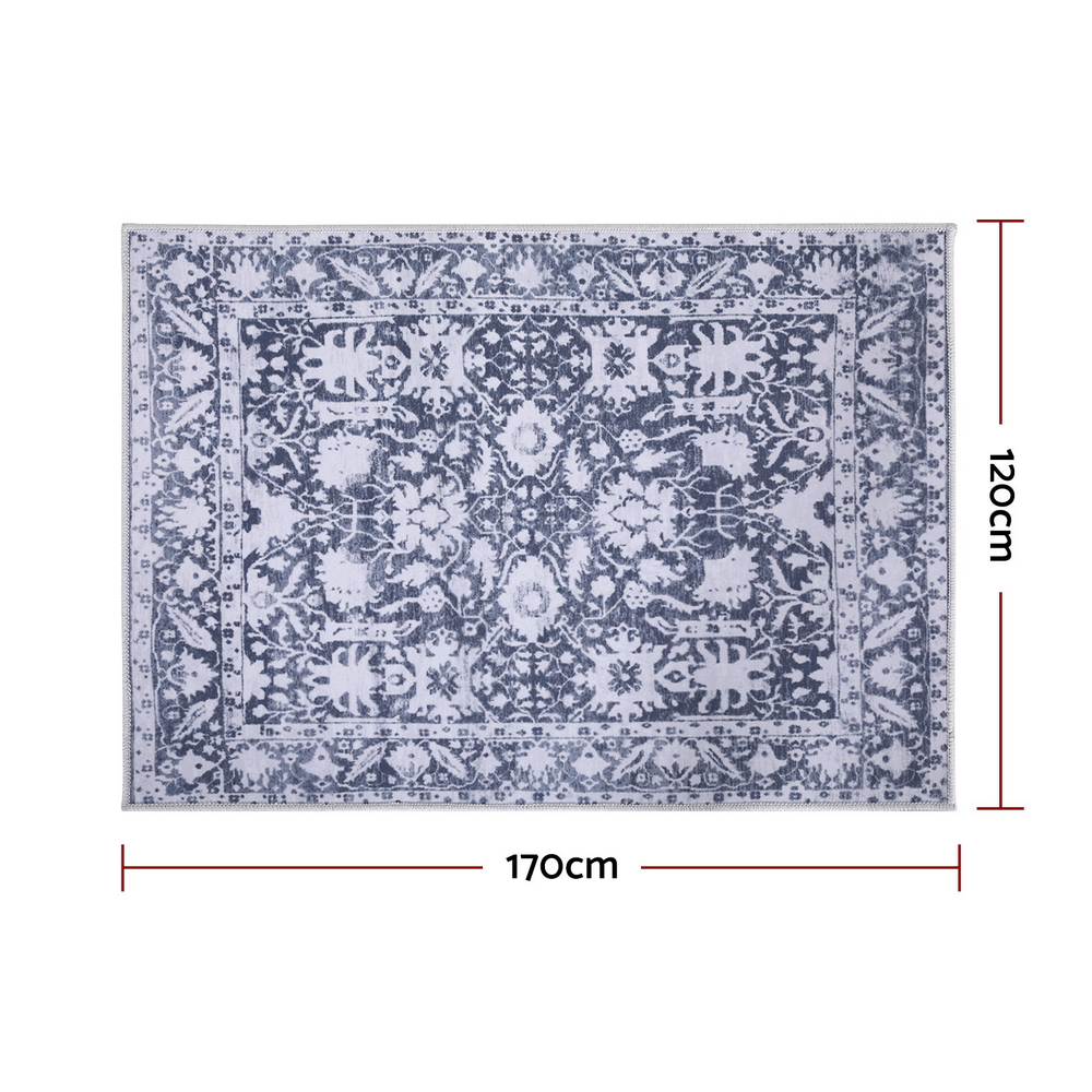Artiss Soft Velvet Washable Modern Floor Rug in 2 Sizes view 3