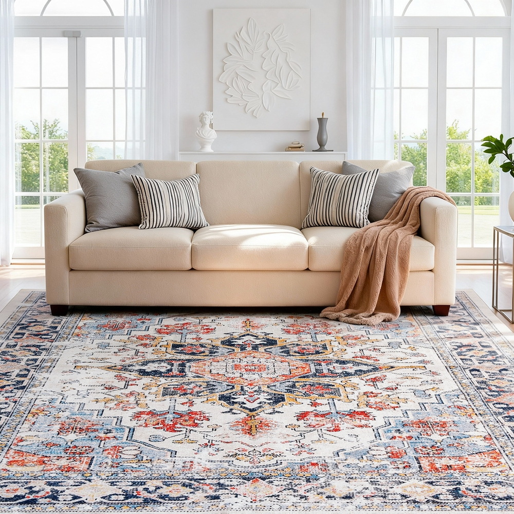 Artiss Bohemian Washable Floor Rug in 2 Sizes