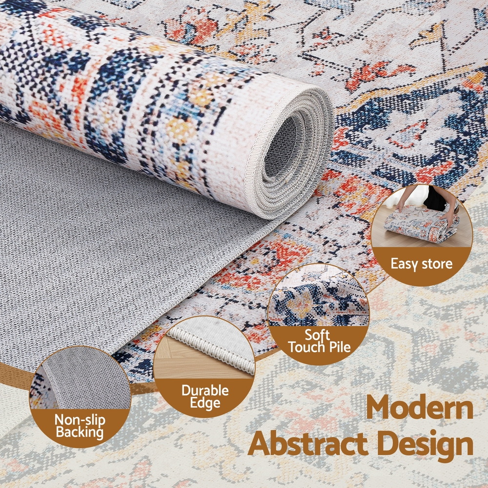 Artiss Bohemian Washable Floor Rug in 2 Sizes view 5